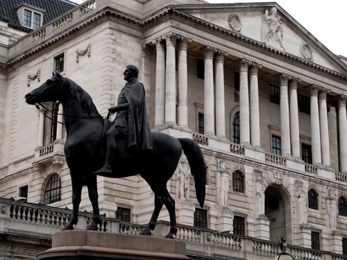 The bank of England. London